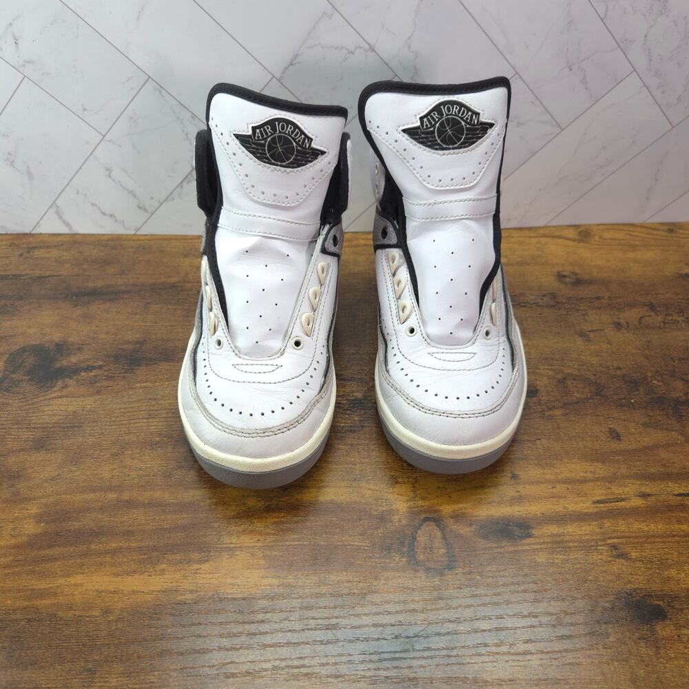 Air Jordan 2 Retro Wing It 7Y White Black Grey 2016 834272-103